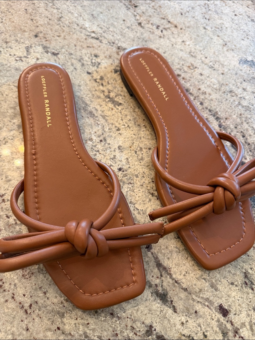 Loeffler Randall flats worn but not much great condition